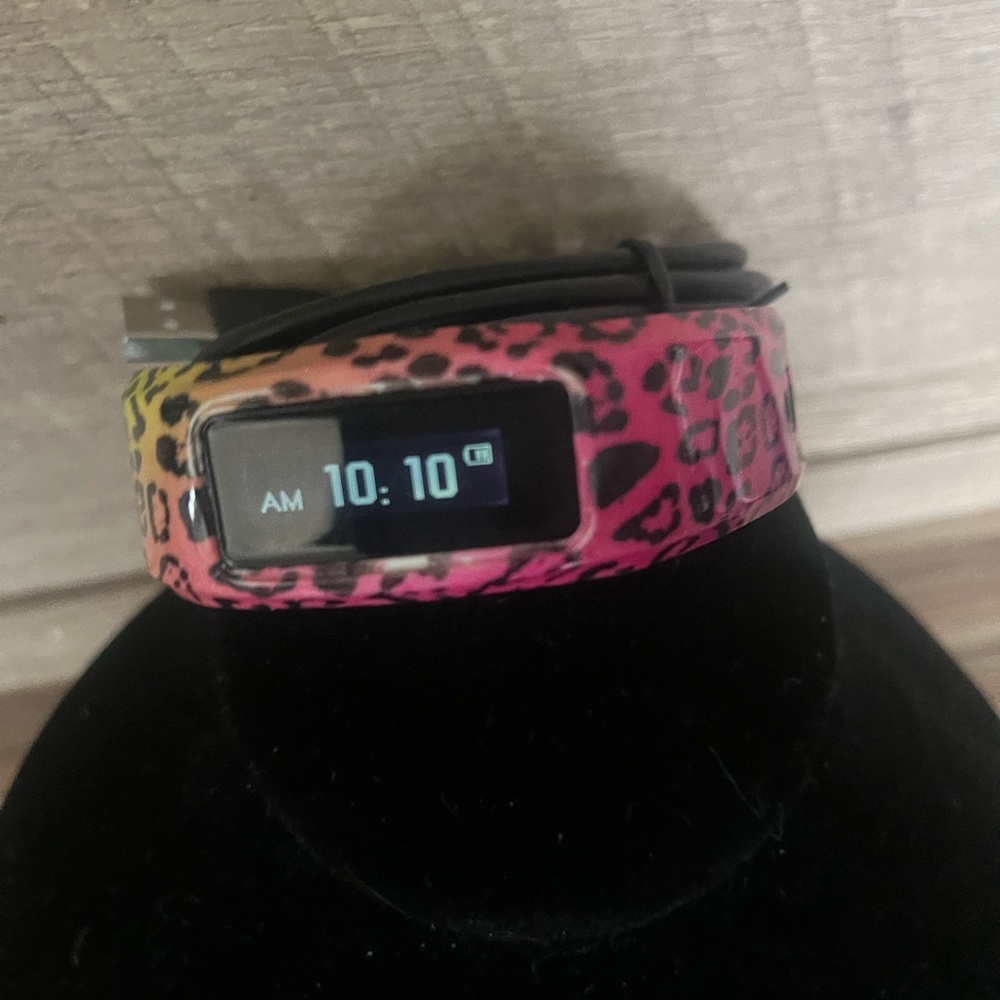 Leopard Print Fitness Tracker